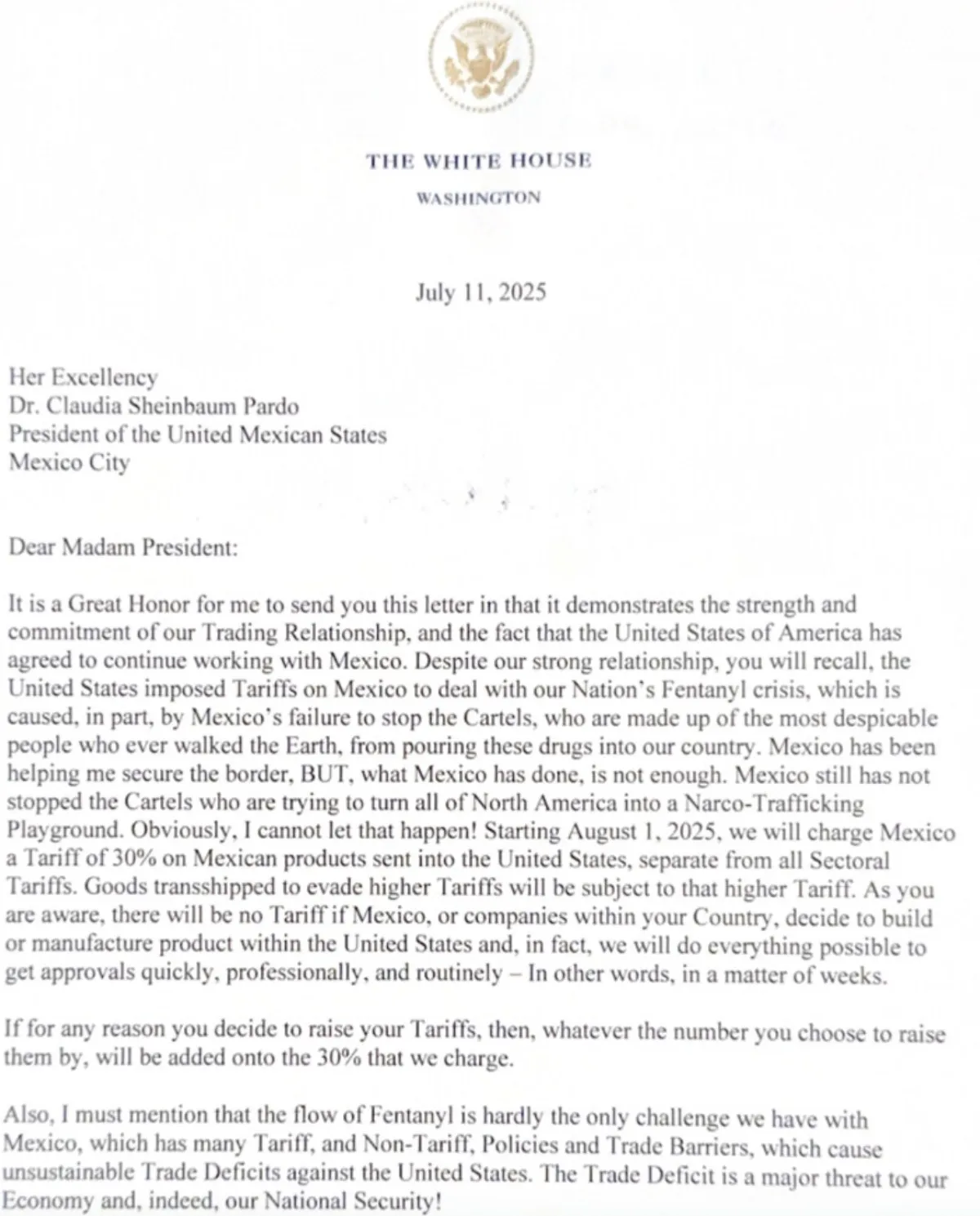 La carta | Captura de pantalla