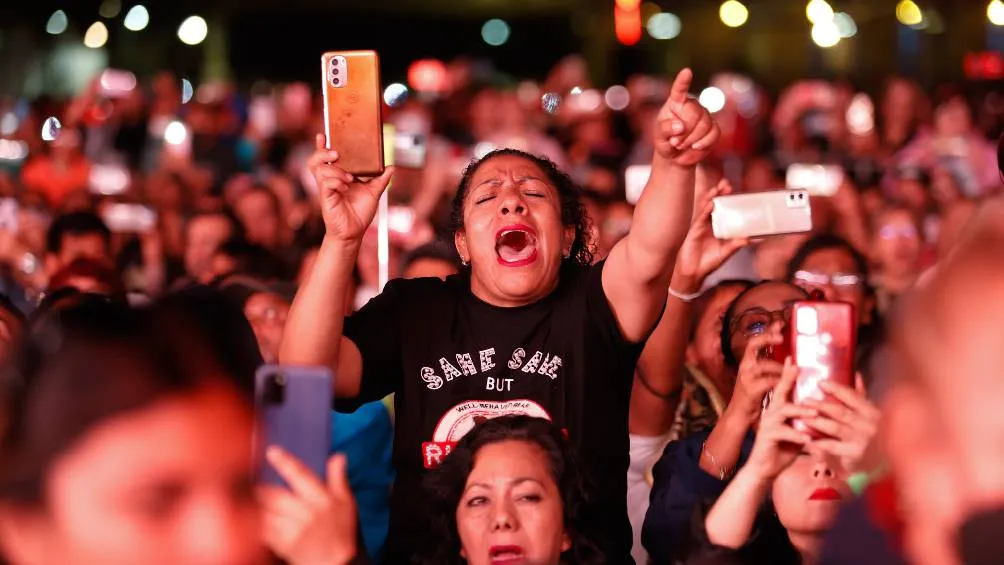 Más de 100 mil personas asistieron al concierto de Lupita D'Alessio/Gobierno CDMX