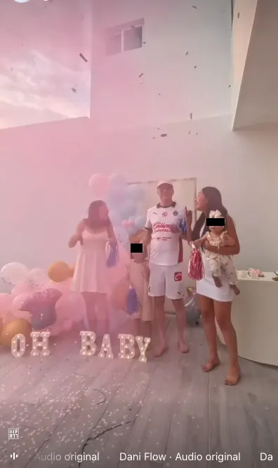 Dani Flow espera a su tercer hija / FB: @daniflowmx