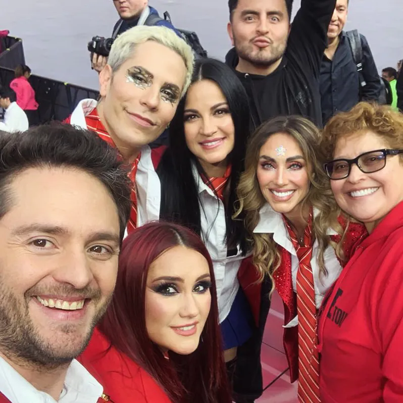 Danna llevaba mucho tiempo trabjando con Anahí y RBD / IG: @prensadanna
