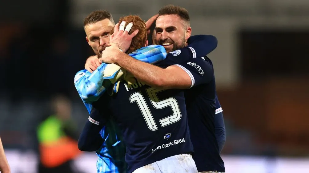 Dundee celebra el pase | @DundeeFC