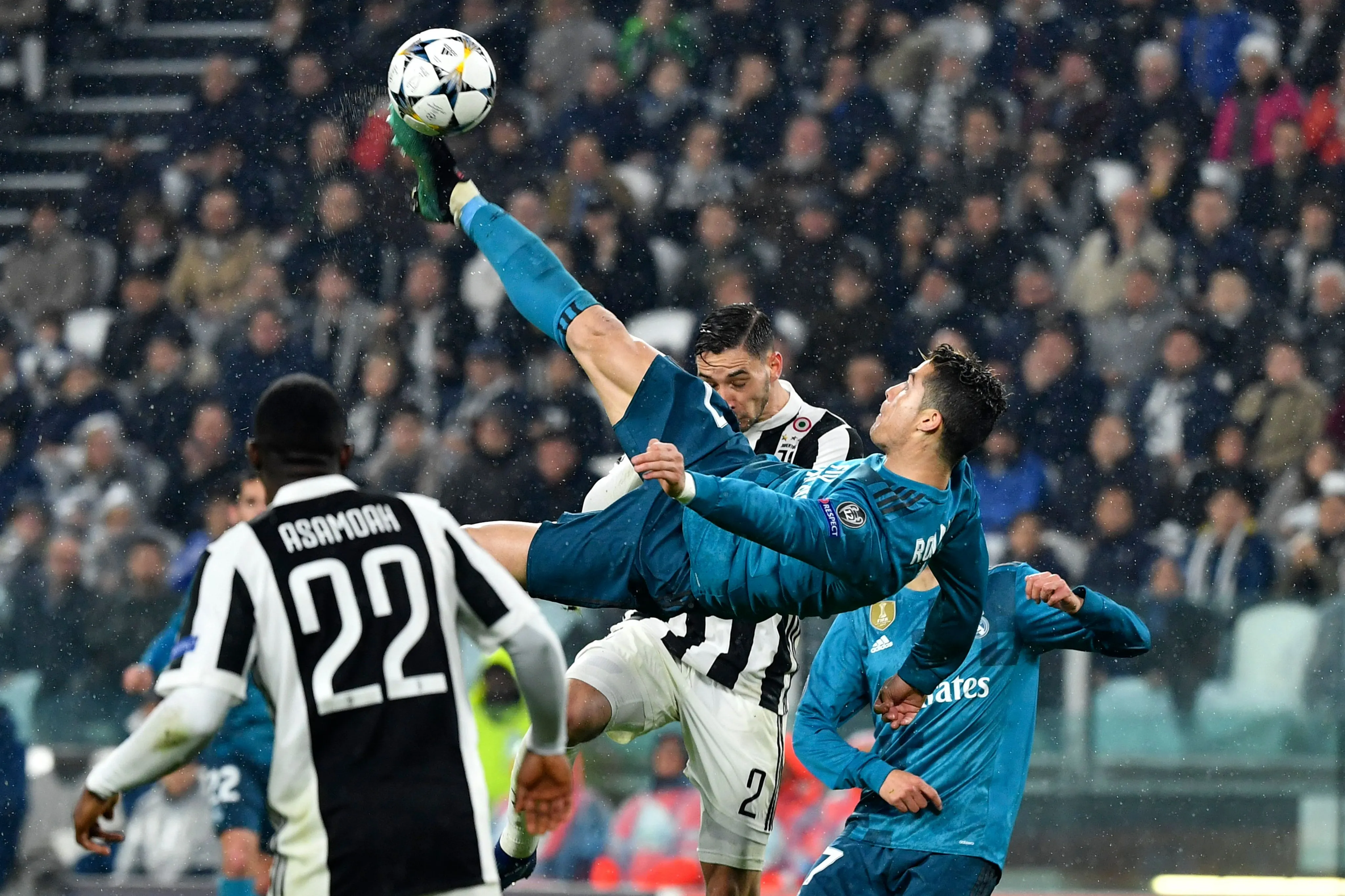 La chilena de Ronaldo es el gol más memorable en la historia de Juve vs Madrid