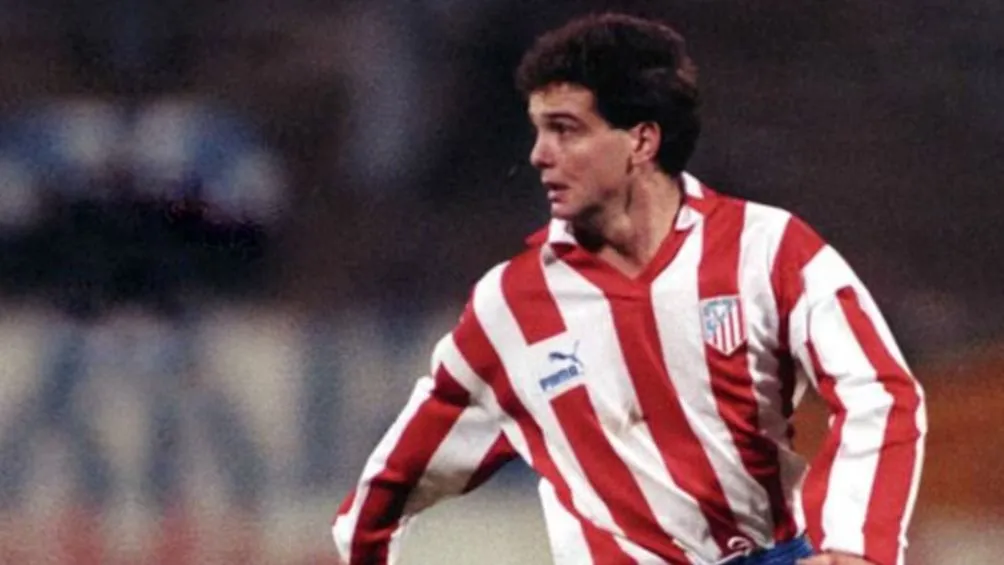 Luis García con al Atlético de Madrid | AP