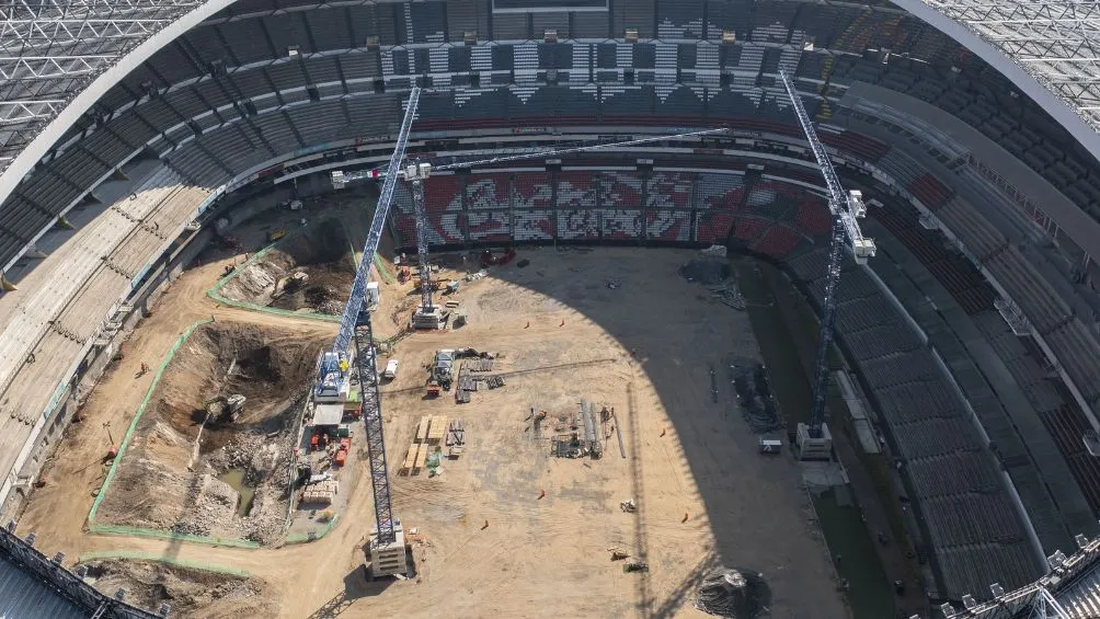 Así van los avances en el Estadio Azteca | MEXSPORT