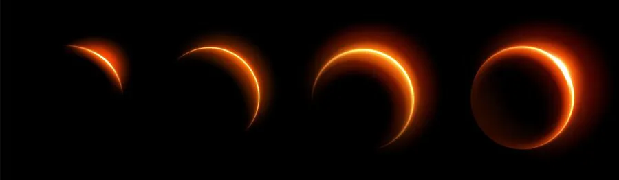 Hay diferentes tipos de eclipse en todo el mundo / FREEPIK