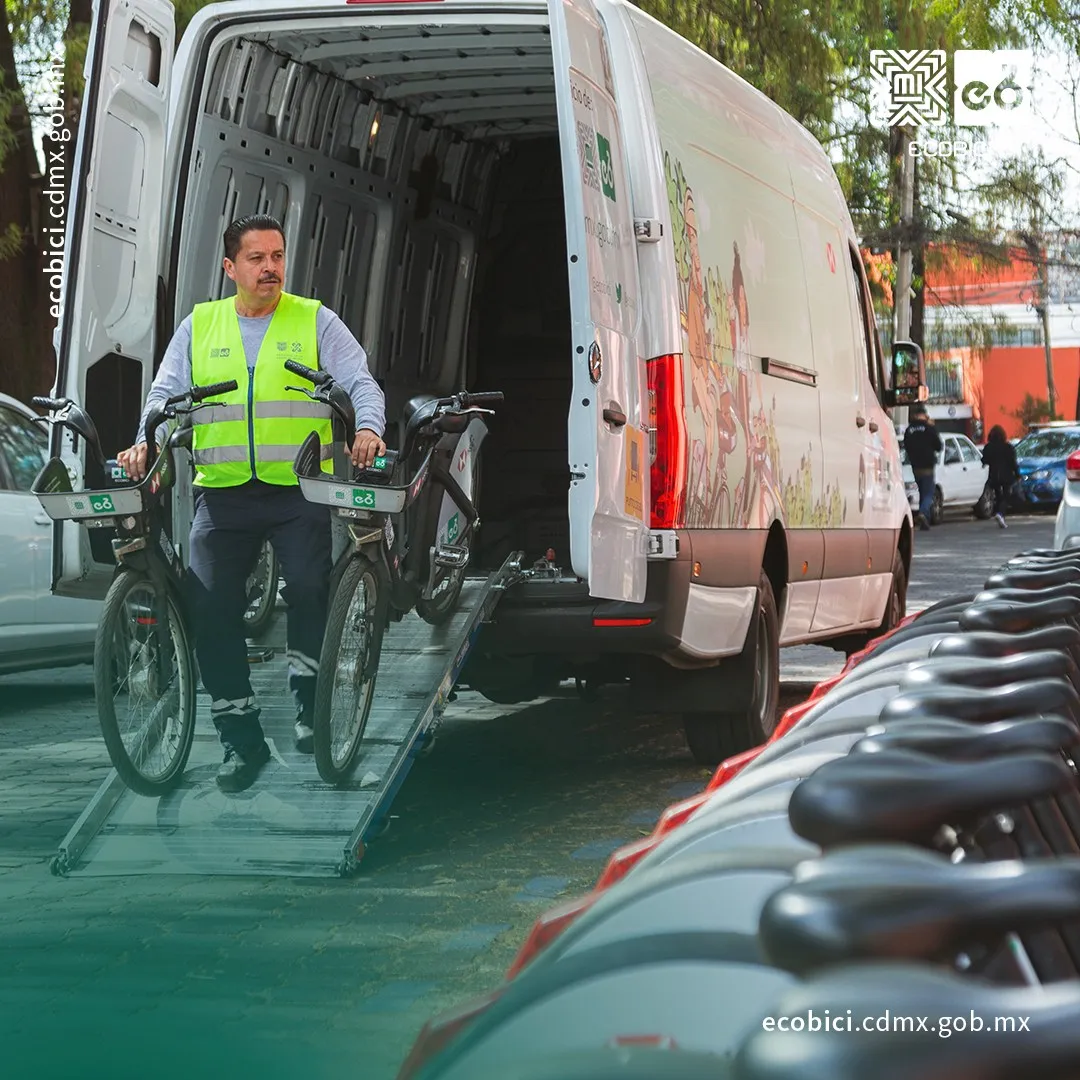 Hay 9 mil 300 bicicletas en toda la ciudad / FB: @ecobici