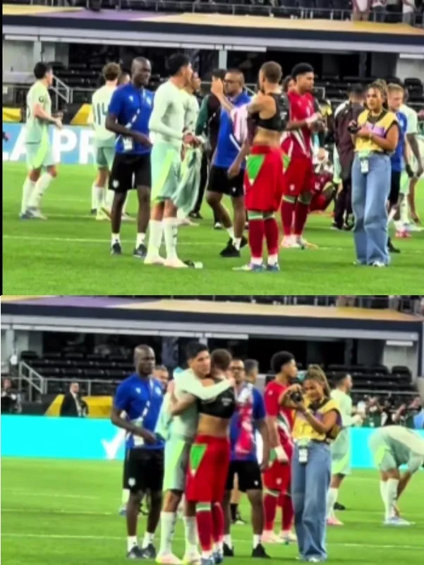 Edson intercambió jerseys con su excompañero de Ajax