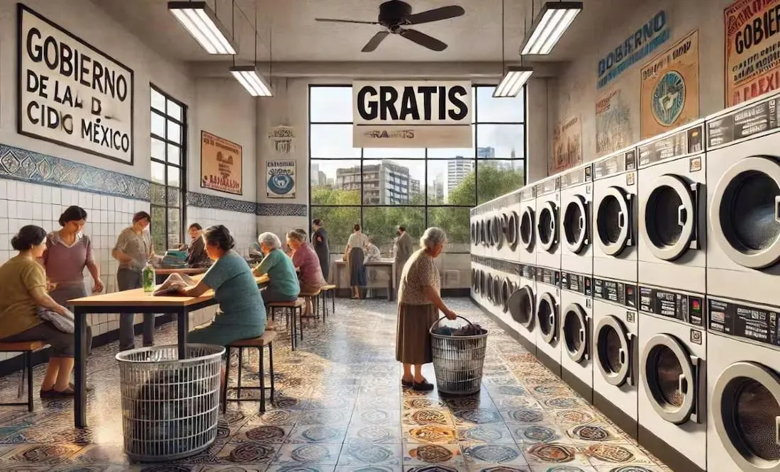Lavanderías gratis en la CDMX / El Gráfico