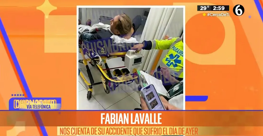 Tras una caída fue llevado al hospital de emergencia / Redes Sociales