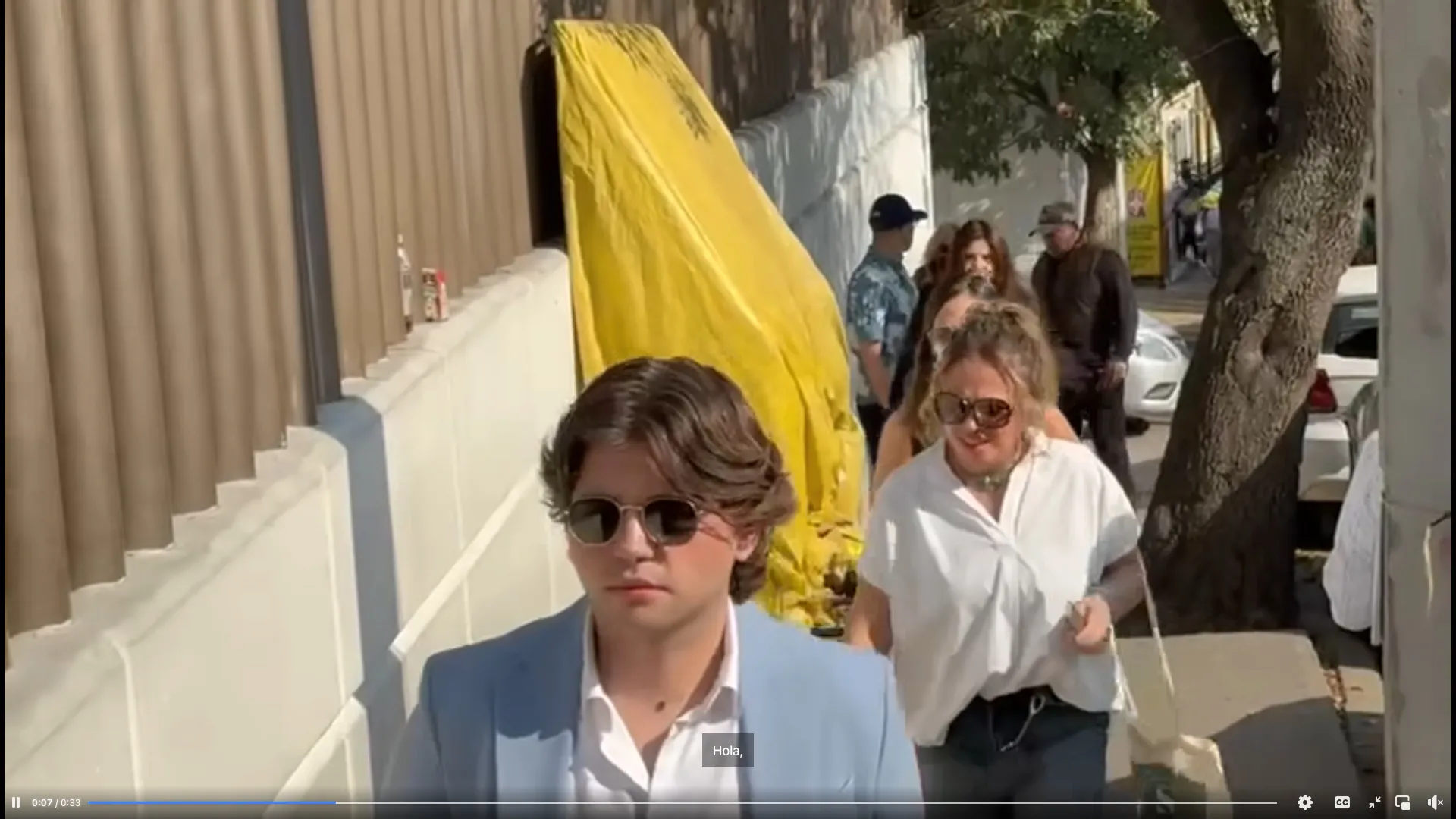 La familia Márquez al momento de llegar al penal de Barrientos / Redes Sociales