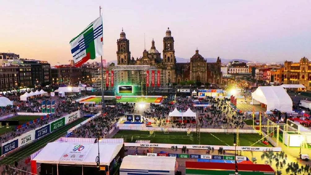 En el Zócalo habrá un fan fest para ver los partidos del Mundial/X