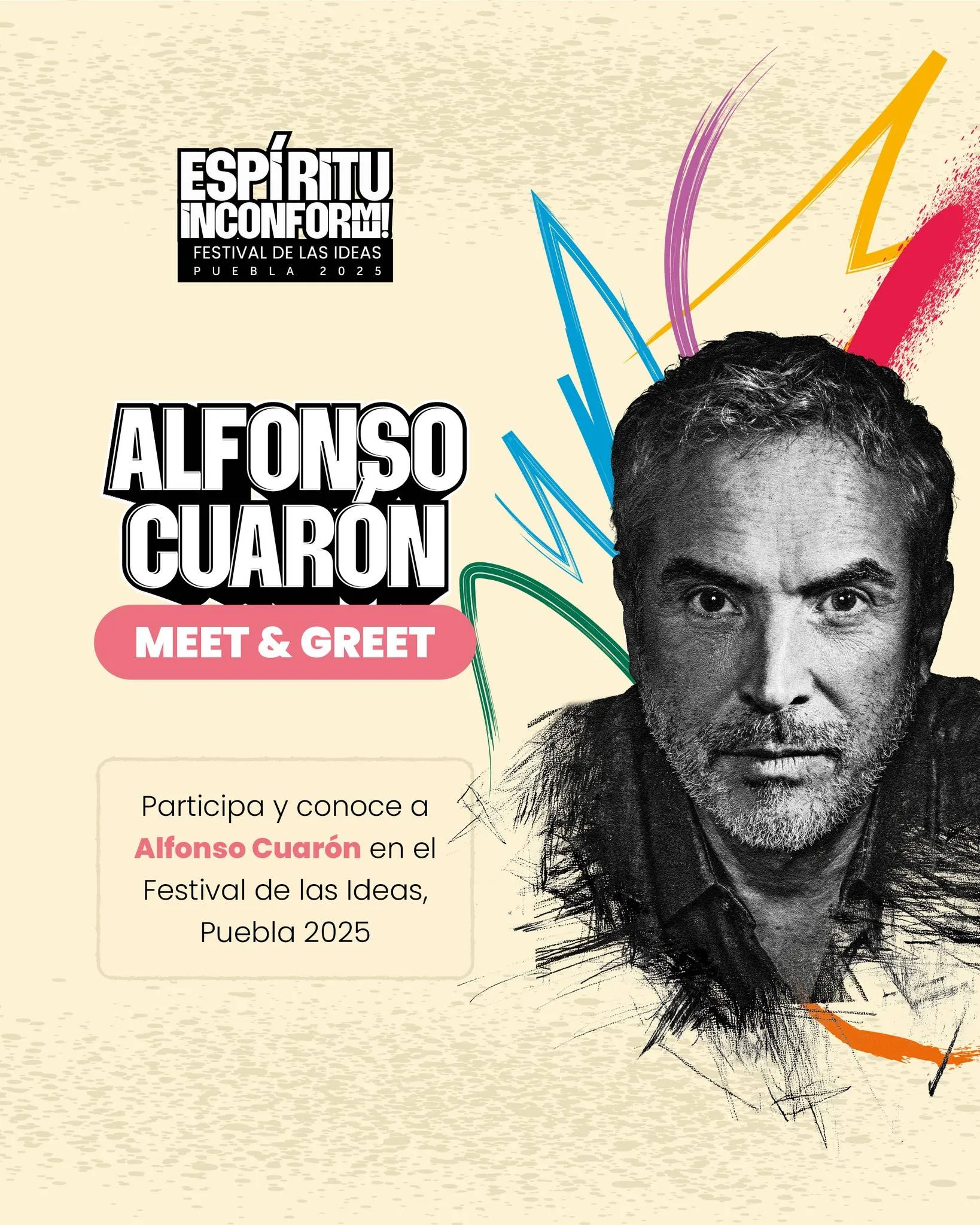 Los boletos ya están a la venta para ver a Alfonso Cuarón / Redes Sociales