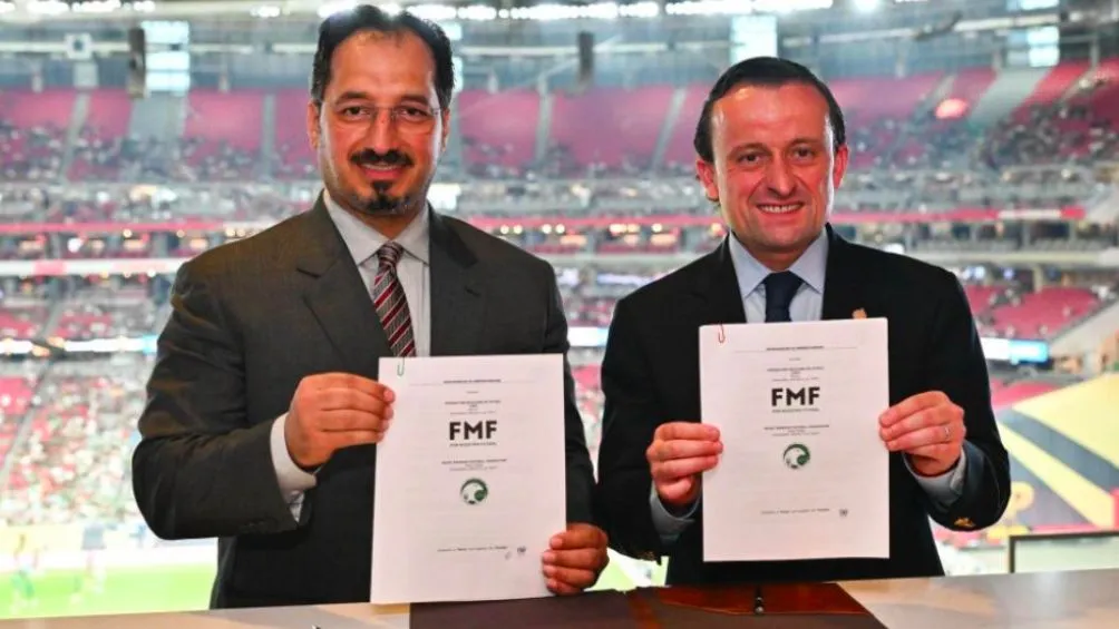 México y Arabia Saudita firman convenio deportivo | FMF