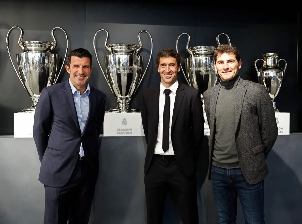 Figo es una leyenda de Real Madrid