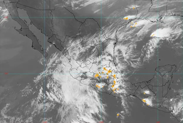 Las lluvias serán en el centro del país / X: @conagua_clima