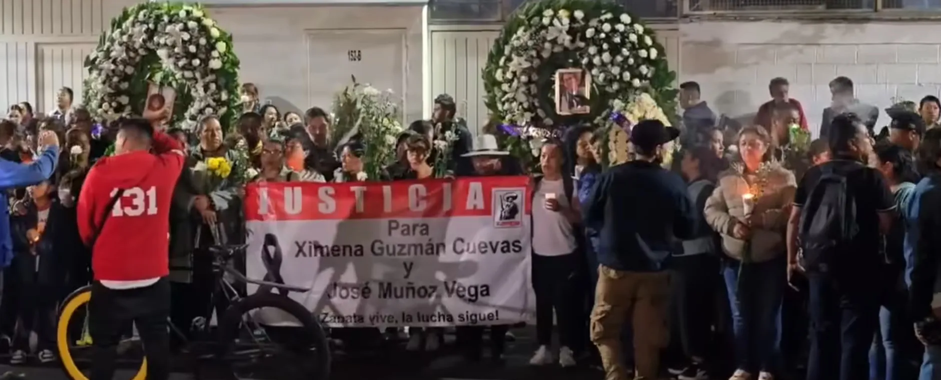 La gente pedía justicia por la muerte de Ximena Guzmán y José Muñoz / Redes Sociales