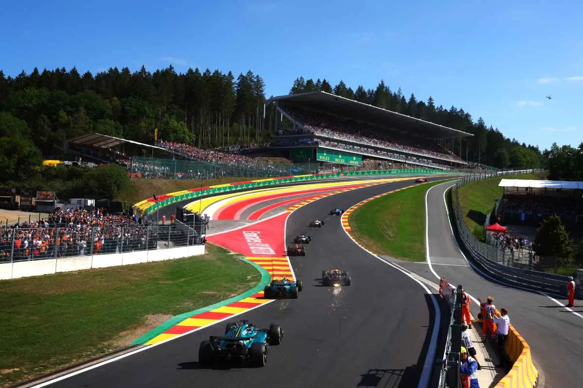 Eau Rouge es una curva emblemática de la Fórmula 1