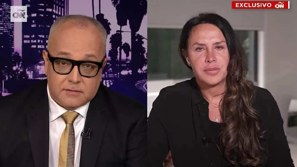 En la entrevista que ofreció para CNN la actriz rompió en llanto/IG: @karsiagascon