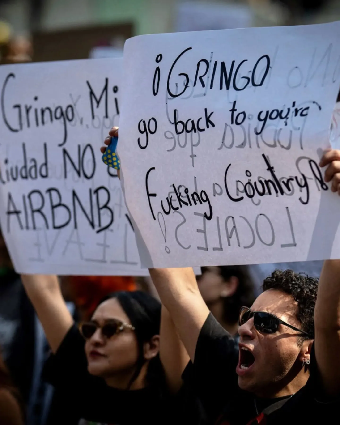 Las protestas subieron de tono por la gentrificación / Redes Sociales