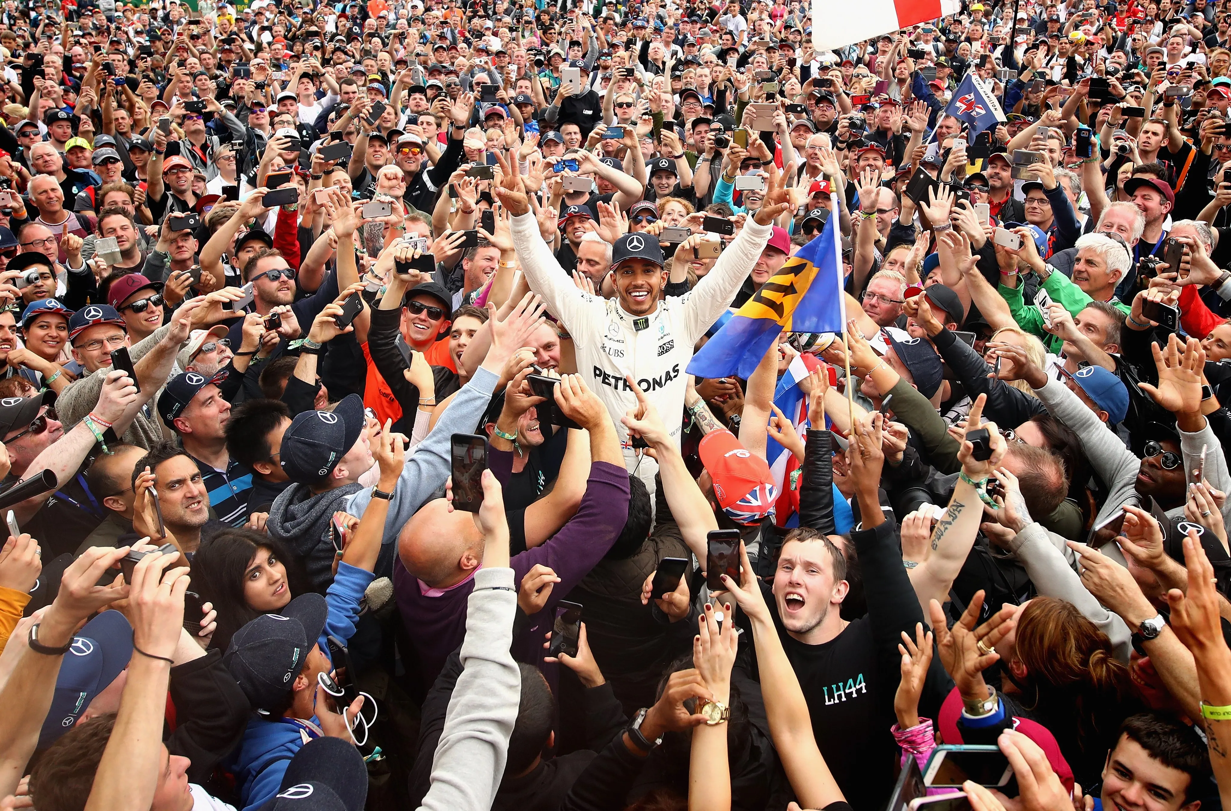 Hamilton es el máximo ganador en Silverstone