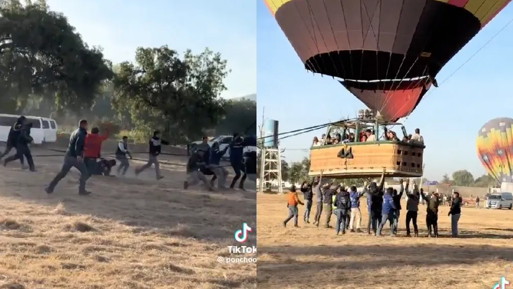 Los pasajeros no resultaron heridos pese al momento de tensión / Redes Sociales