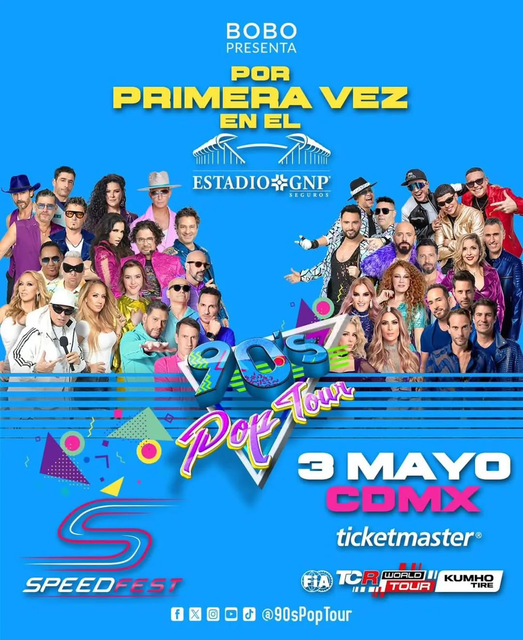 Los artistas serán parte del evento de carreras Speed Fest / Redes Sociales