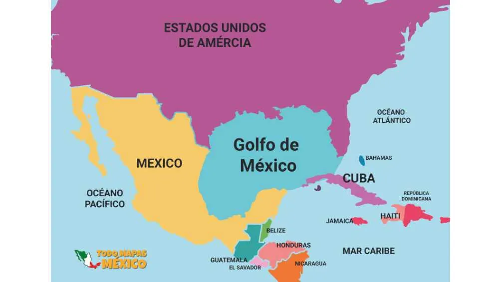 El Golfo de México está rodeado por varios territorios nacionales/Pixabay