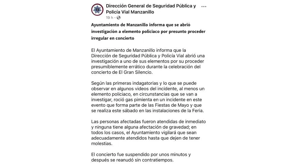 La policía local ya abrió una investigación/X