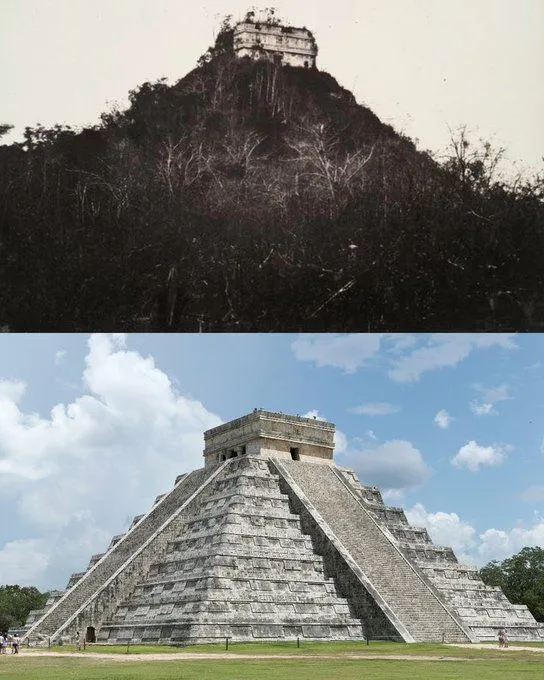 Chichen Itzá antes y después