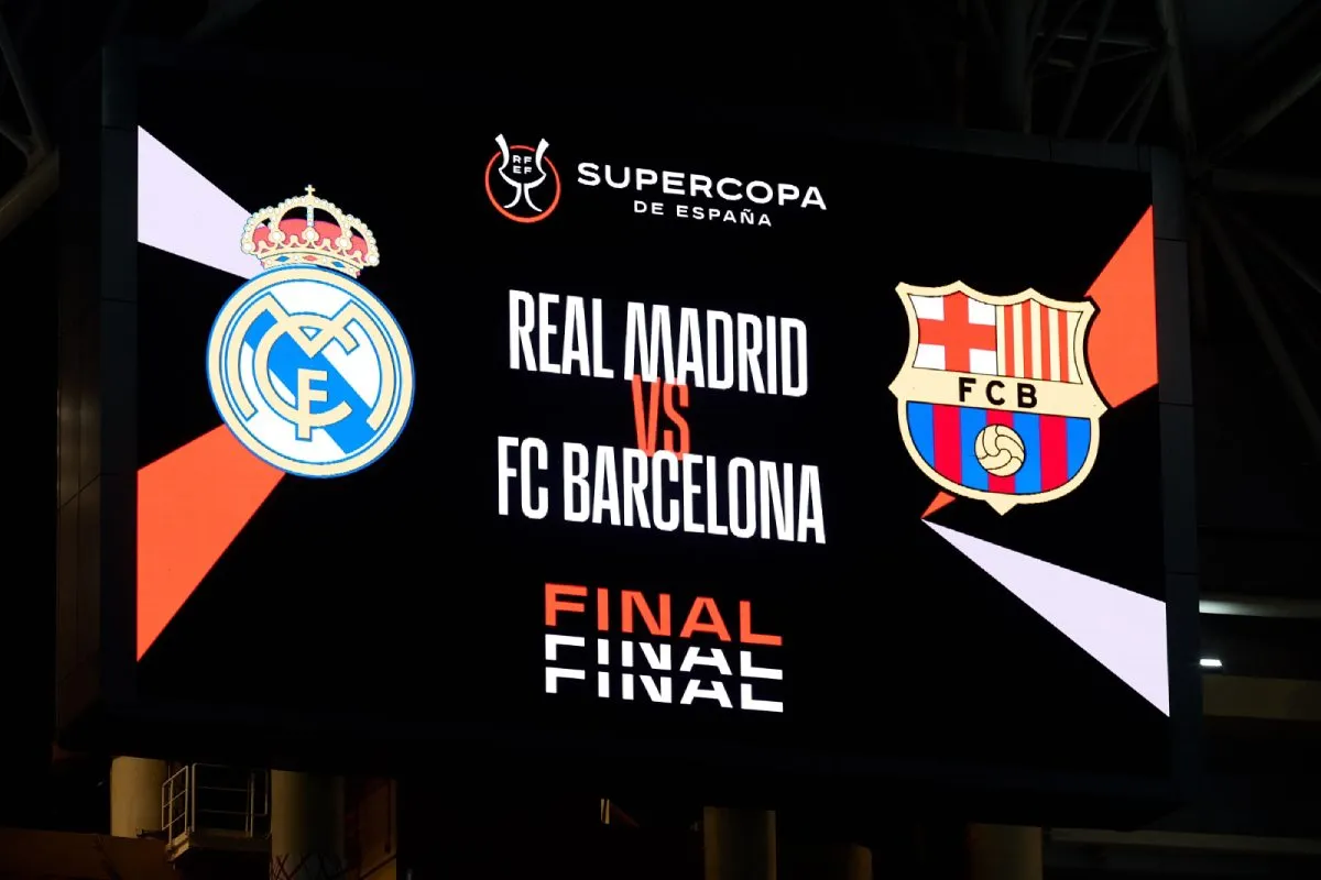 Real Madrid y Barcelona en la Supercopa