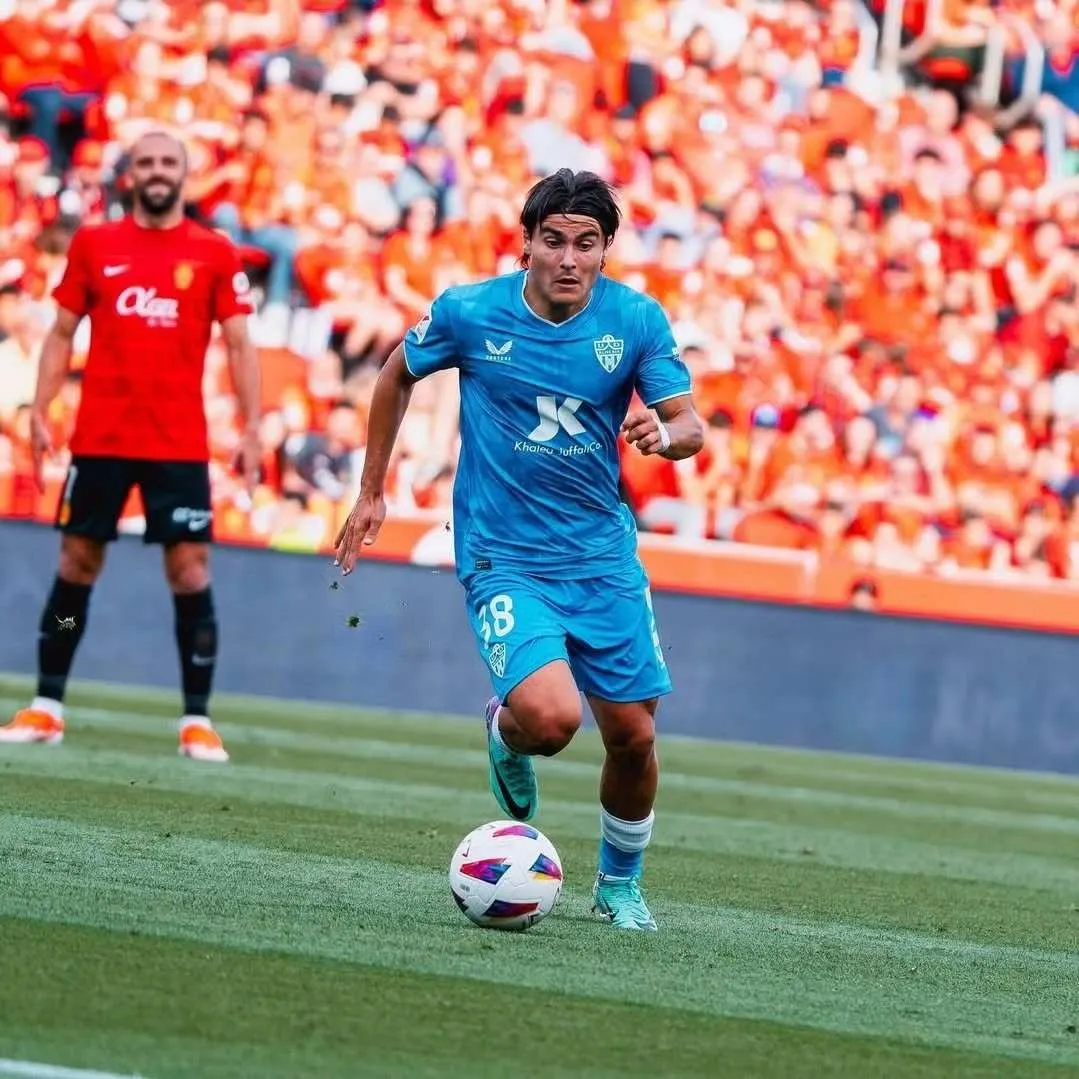 Luka Romero en partido con Mallorca
