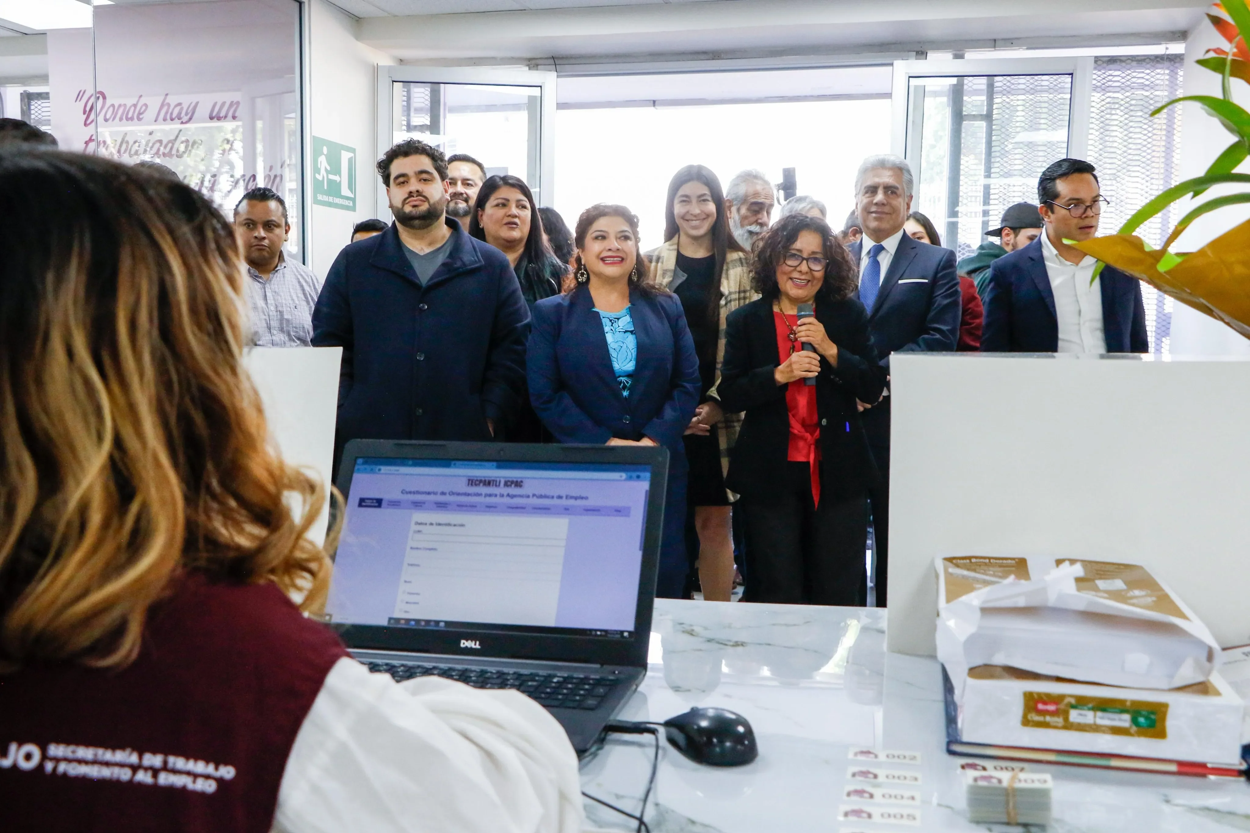 Clara Brugada en la inauguración