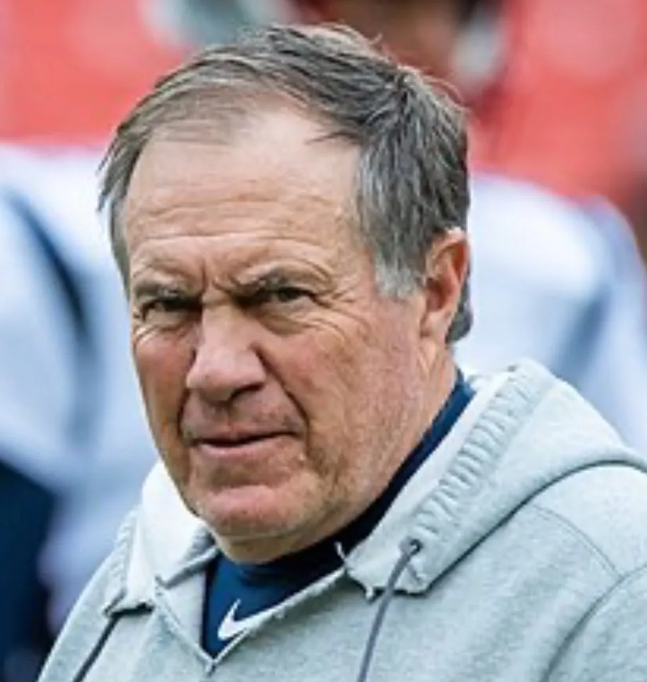 Bill Belichick en entrenamiento