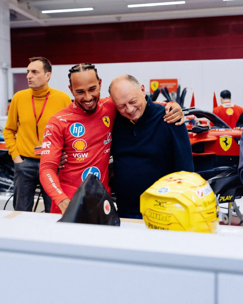 Hamilton se convirtió en piloto de Ferrari este año