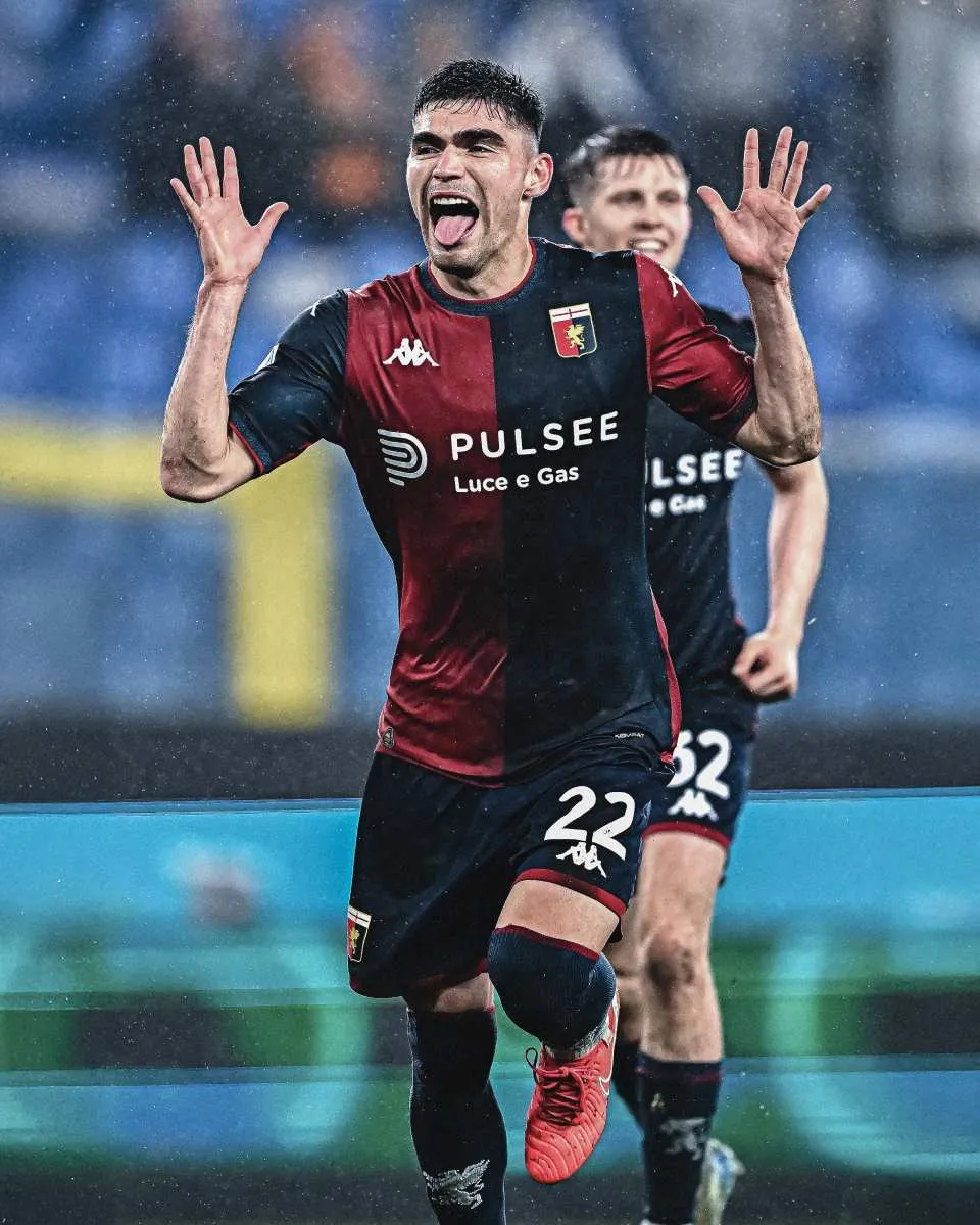Johan fue uno de los protagonistas del triunfo de Genoa