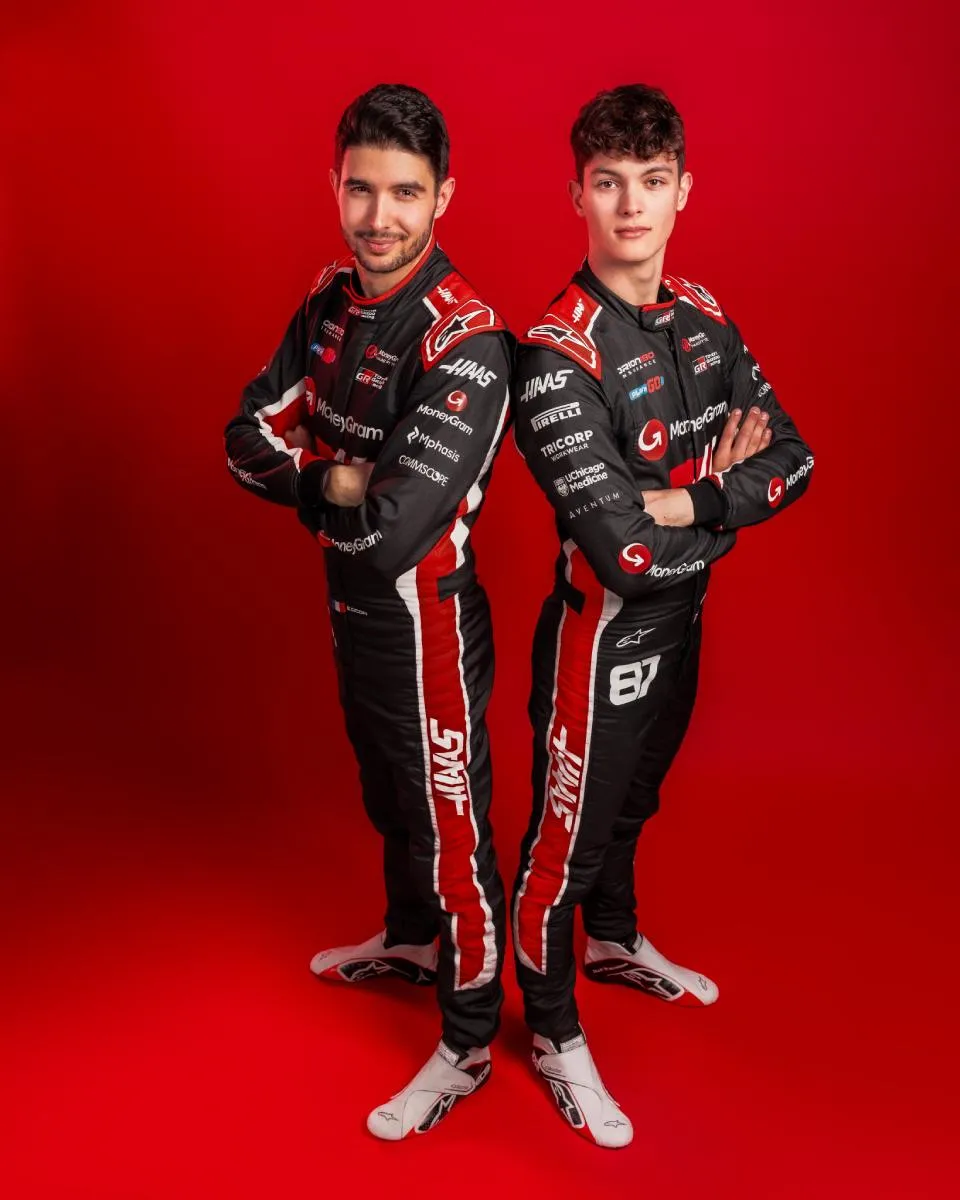 Ocon y Bearman conforman la alineación de Haas este año
