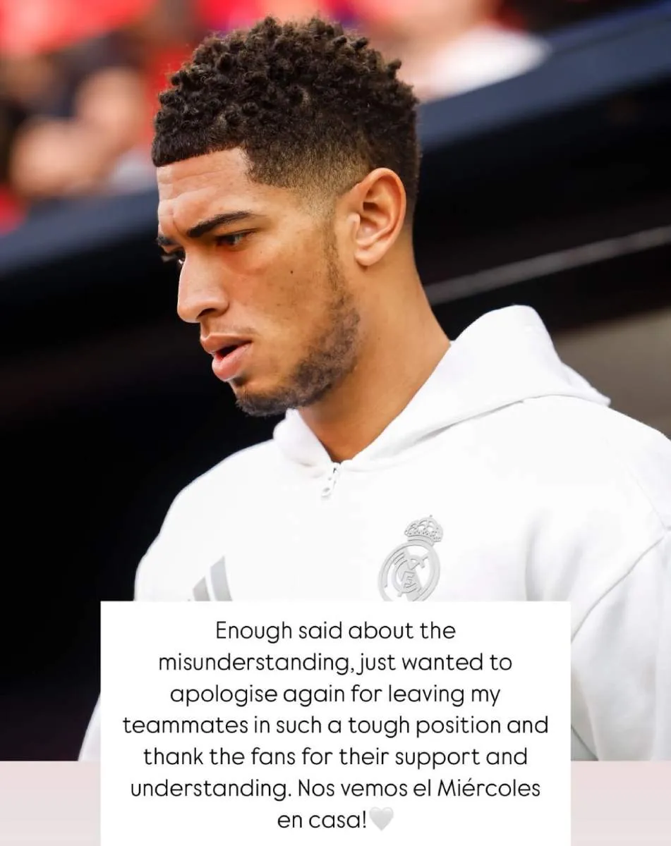 Jude Bellingham se pronunció en redes sociales