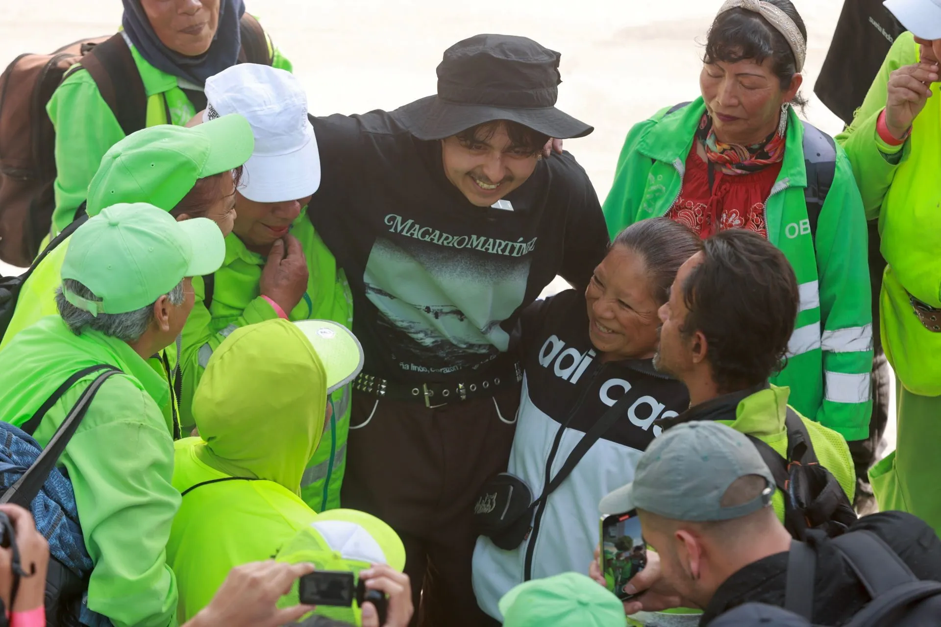 Sus ex compañeros de trabajo lo acompañaron en el importante día / El Heraldo