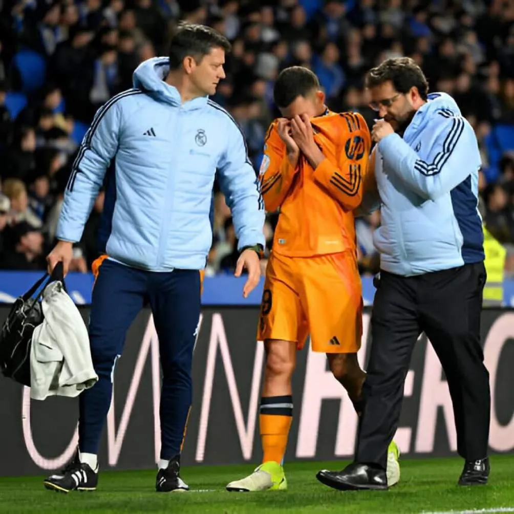 Ceballos salió entre lágrimas tras el choque con Kubo