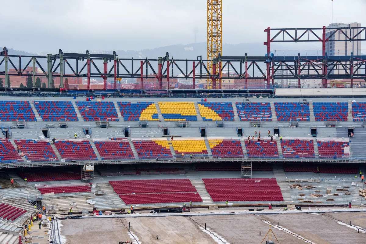 Grada con el logo de Spotify | @FCBarcelona_es