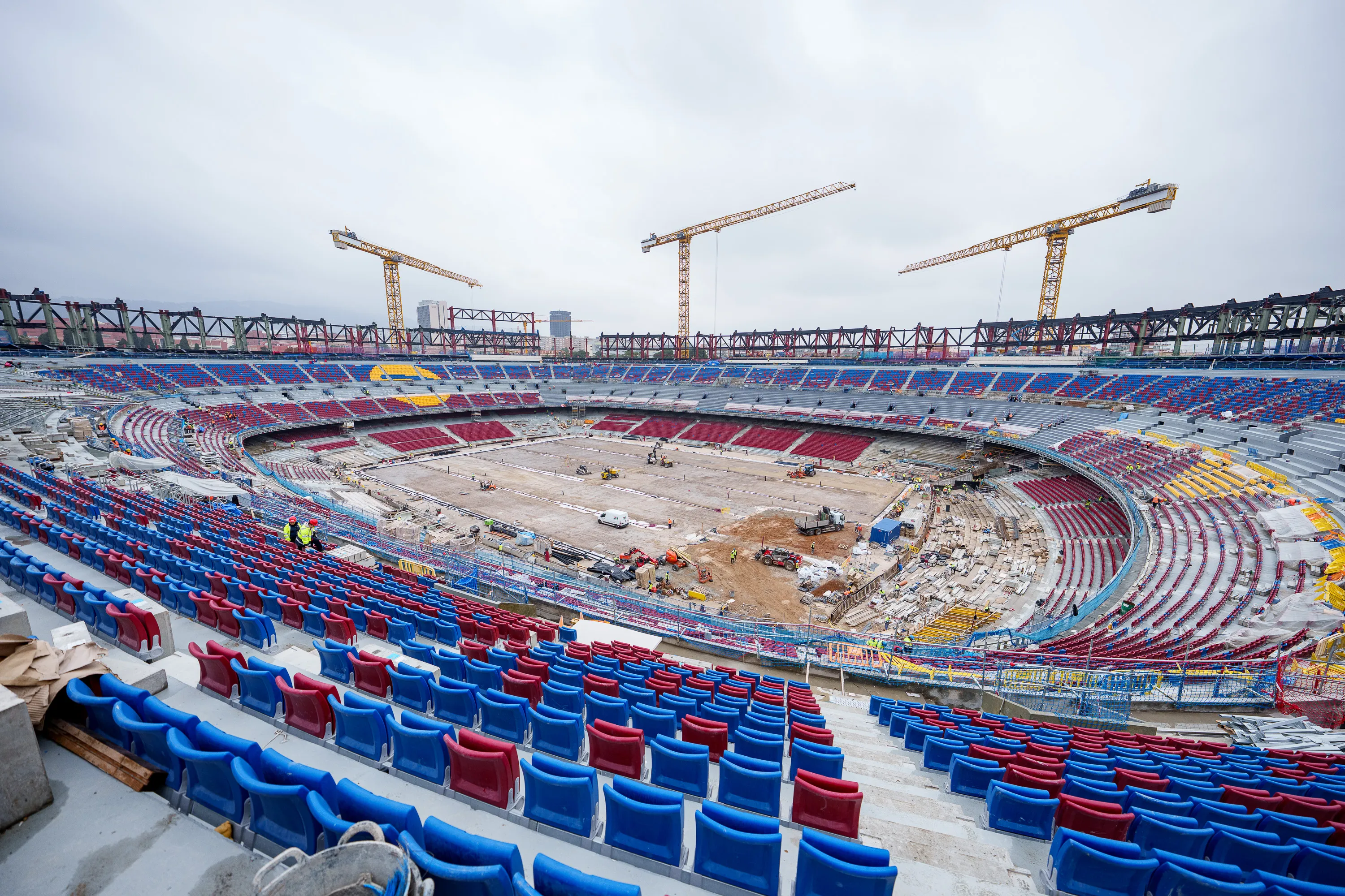 Después de meses de obras, el Camp Nou está listo para abrir sus puertas