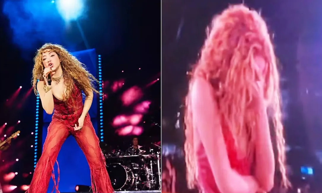 La cantante rompió en llanto al terminar de cantar Antología / Redes Sociales