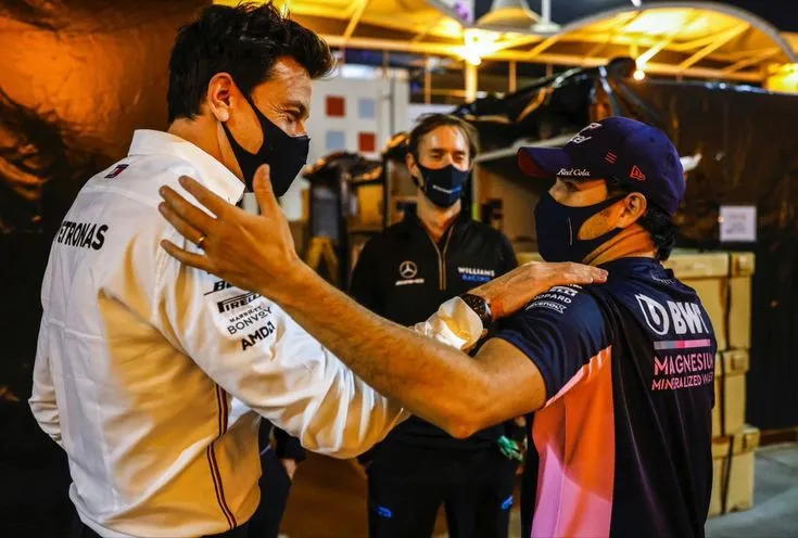 Checo siempre ha tenido buena relación con Toto Wolff