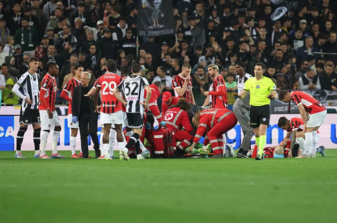 Las alarmas se encendieron por el choque de Maignan con Jiménez