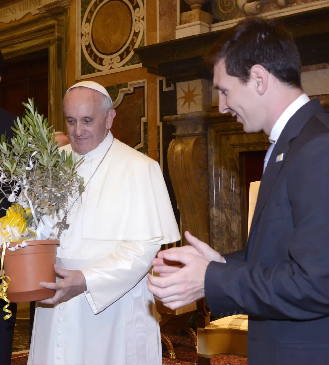 Messi y el Papa se conocieron en 2013