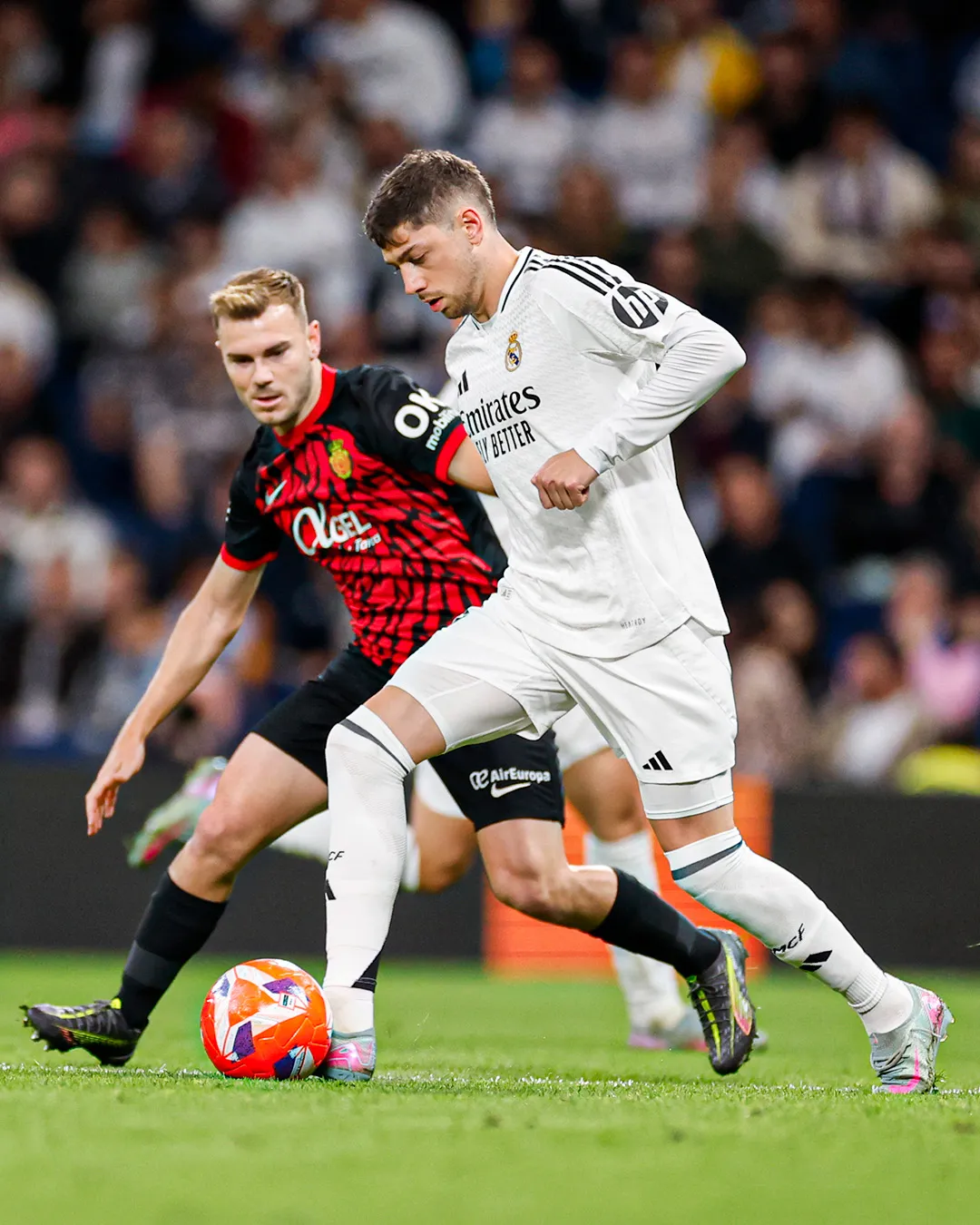 El Madrid sufrió en casa ante Mallorca