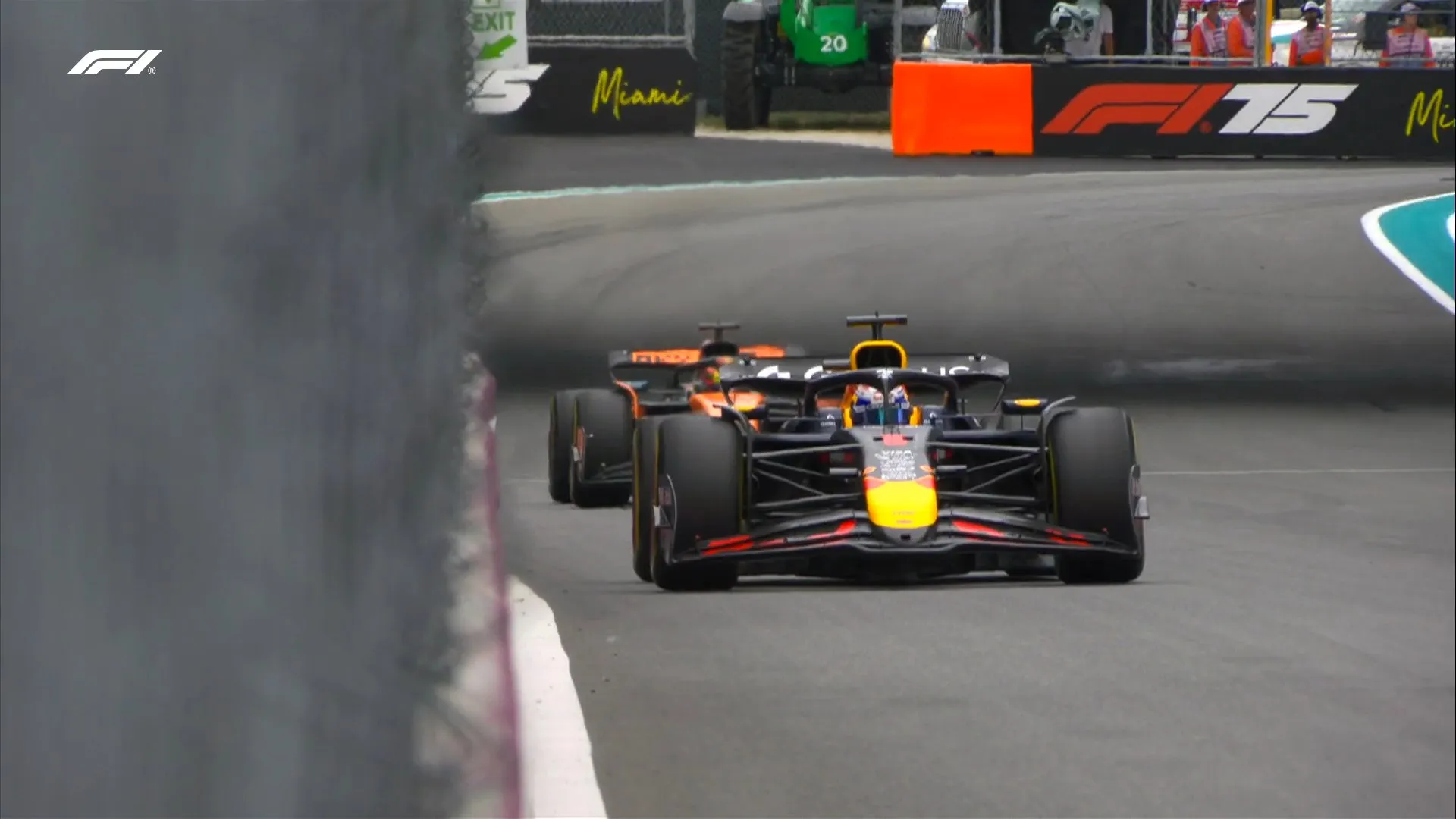 Norris y Verstappen volvieron a tener una atractiva pelea