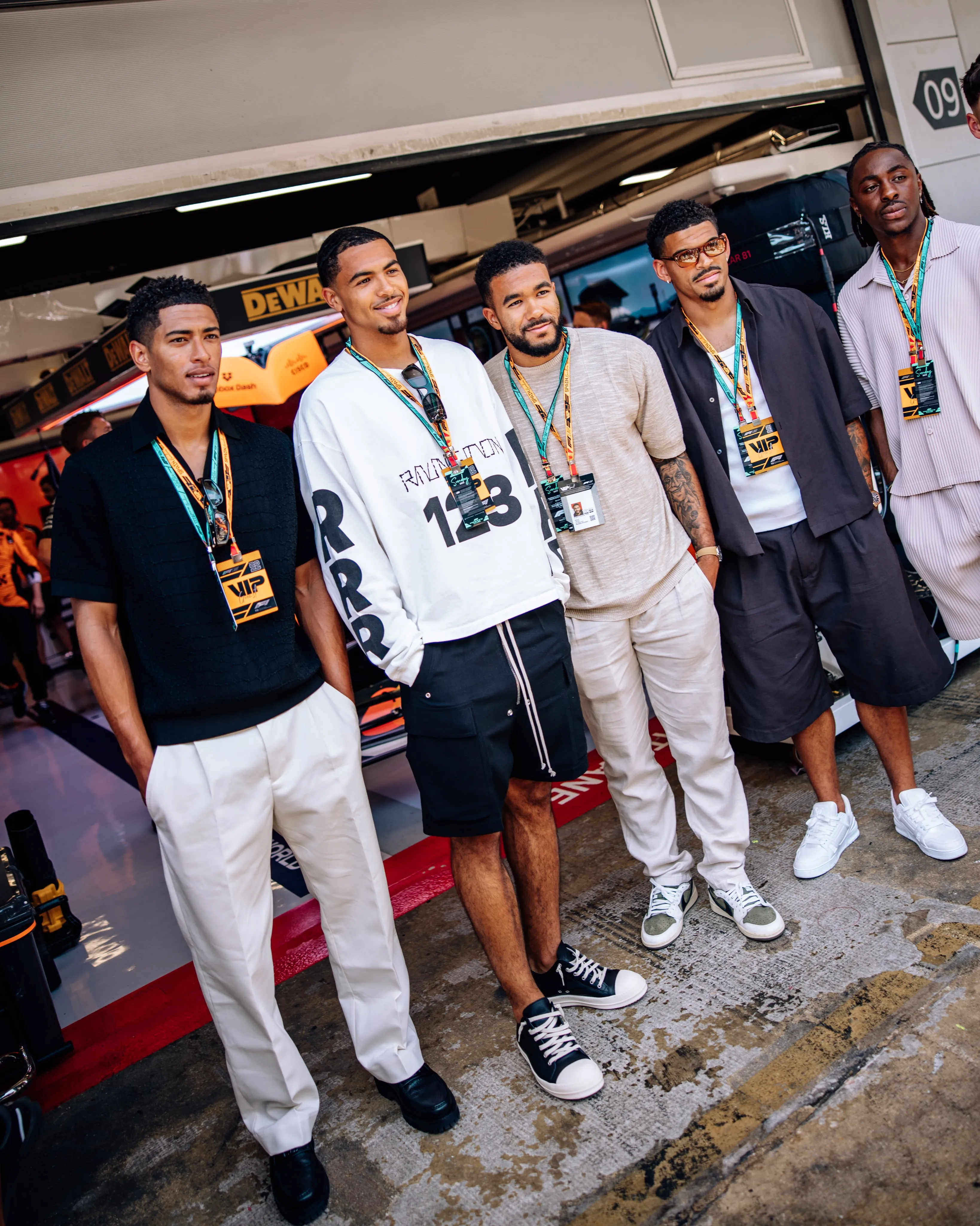 La Selección Inglesa también estuvo invitada al GP de España