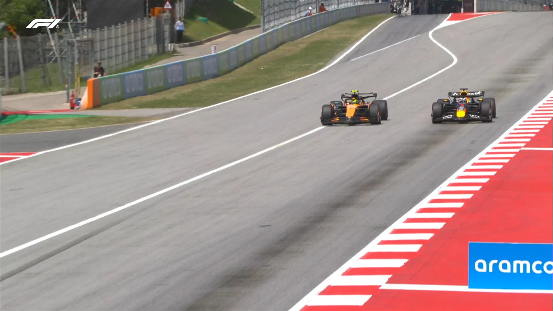 Norris superó a Verstappen