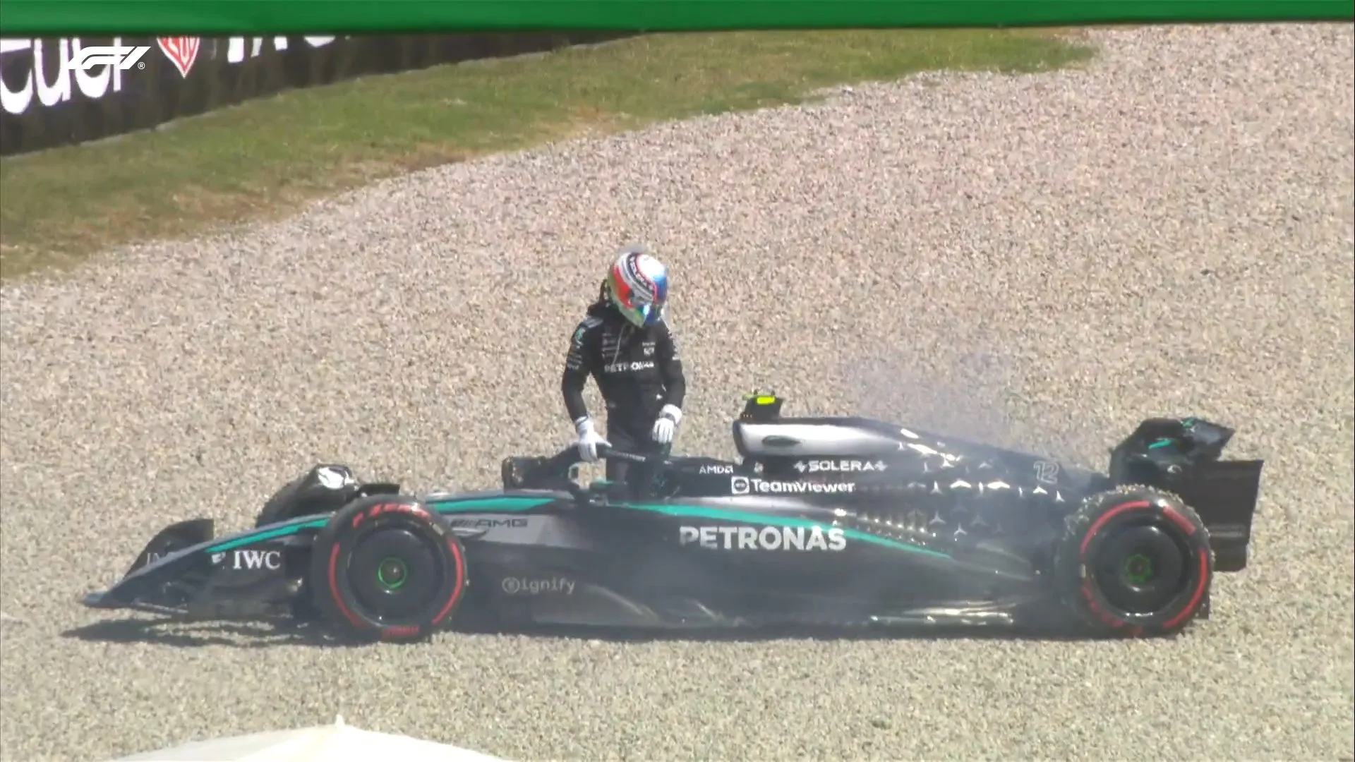 Ni el accidente de Antonelli favoreció a Max y Red Bull